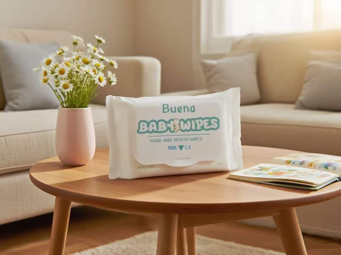 "Buena" baby wipes